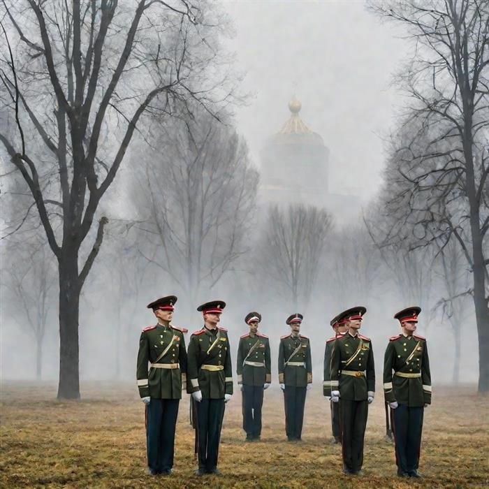 Сбор призывников на сборах военкомата